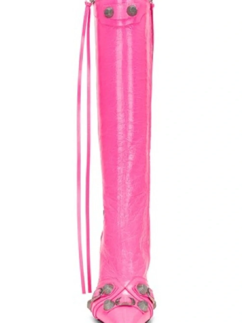Balenciaga Women's Hot Pink Over-the-Knee Stiletto Boots